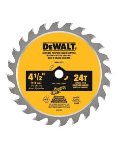 4 1/2" 24 Tooth Circular Saw Blade With Carbide Teeth