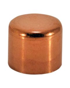 Copper pressure tube end cap. 1/2 in. Female.