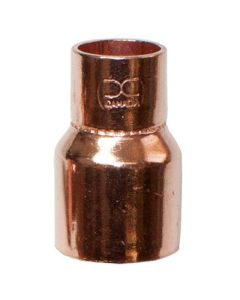 Manchon en cuivre 3/4"x1/2"