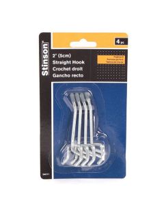 Crochets à tenons pour panneau perforé, 2", paquet de 4