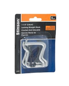 Locking Straight Hook - 6-Pack