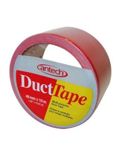 Ruban pour conduits 48 mm x 10 m, rouge