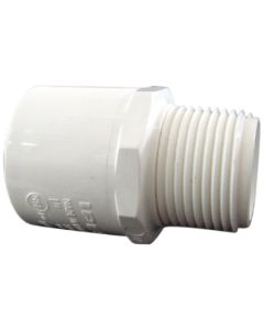 Adaptateur femelle x mâle fileté en PVC SCH40 1"