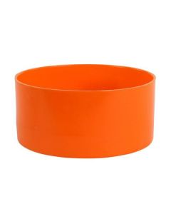 Orange flexible polyethylene 3" socket test plug.