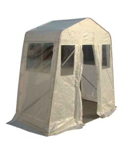 Abri portique pour l'hiver, 8'L x 4'P, blanc