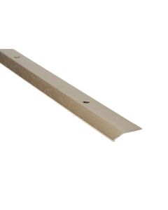Moulure égalisatrice en aluminium 1" x 6' titane martelé