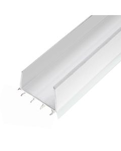 Bas de porte deny en vinyle et aluminium 36'' blanc