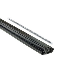 2X 81'' + 37'' Top & Sides Door Seal Magnetic Kit Black