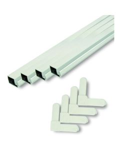 Aluminum Frame Kit 60" X 7/16" White