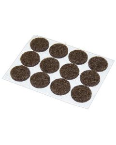 PRO-TEC® 1/2" M-D Felt Round Brown (12)
