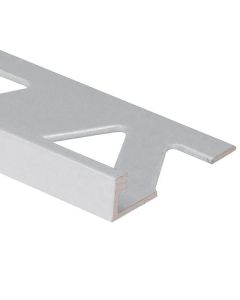 Bordure d'alluminium, 3/8" x 8', clair