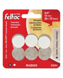 FELTAC®/VELCRO® 3/4" Round (32 + 16)
