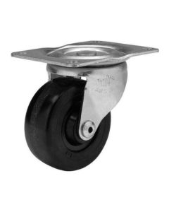 Caster Swivel 1-3/16" Rubber Black
