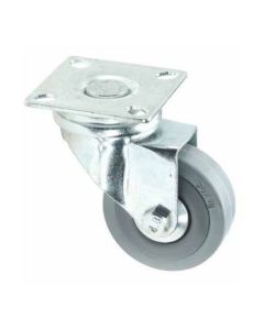 Caster Swivel 2" Grey Thermoplastic Rubber