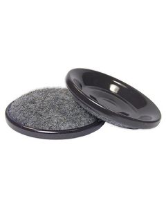 Coupelle ronde 1-9/16" tapis gris (4)