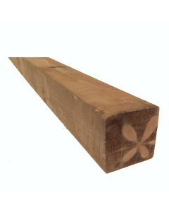 Bois traité brun 6"X6"X16'