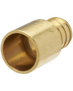 PEX Male Adapter with Copper - 3/4" x 1/2"