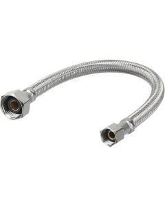 Faucet Flexible connector 1/2" x 3/8" x 20"