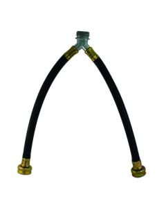 Tuyau en Y pour laveuse, caoutchouc, 3/4'', 2 fem/1 mâle