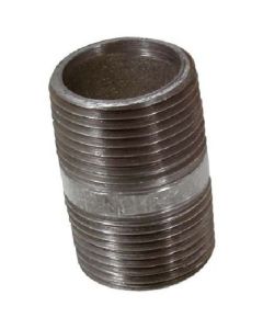 Mamelon galvanisé fileté 3/4x1/2"
