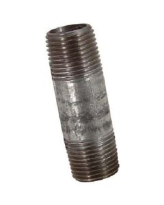Mamelon galvanisé fileté  3/4x1/2"