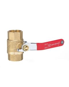 Ball Valve - Straight Handle - Forged Brass - 1" Threaded