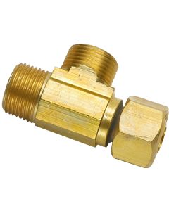 3/8" X 3/8" X 3/8" Pivoting Brass Elbow