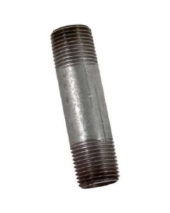 Mamelon galvanisé fileté  1/2x6"
