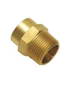 Adaptateur en cuivre mâle 1/2" x 3/4"