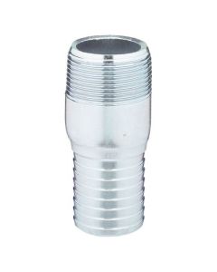 Adaptateur mâle à insertion, acier galvanisé 1-1/4X1-1/4"