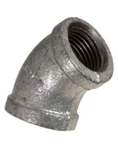 Galvanized 45° Elbow 1/2''