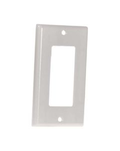 Large "Decorator" Single Wall Plate White