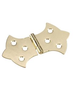 Decorative Hinge - 1" - Brass