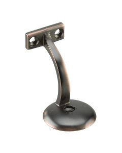 Support robuste pour main courante de 3" (76,2 mm), bronze huilé