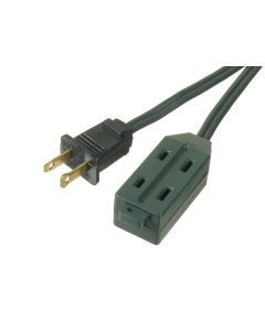 Rallonge tout usage 3 prises  4.5M - 16/2 - Vert