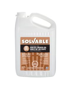 Huile de lin bouillie soluble, 3,78 l