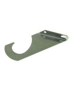 Support pour tringle de garde-robe/placard, 1", zinc