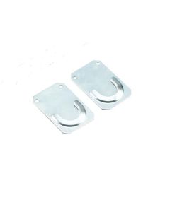Closet Rod Holder Set - 1" - 2/Pkg - Zinc