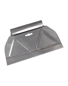 9-inch spreader made with high quality steel. 1/32x1/32x1/16 round notch