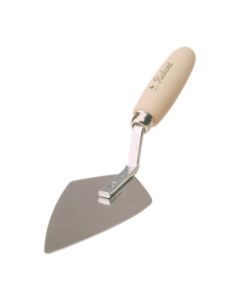 Truelle de finition pointue, Richard, 5" x 2,75", acier/bois