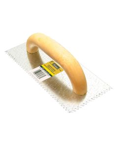 Ceramic Trowel - V-Notch - 4" x 9" - 3/16" Teeth
