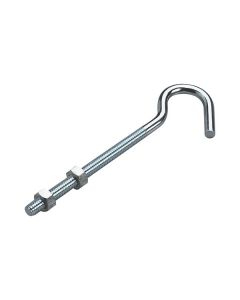 Clothesline Hook with Nuts - 5/16" x 6"