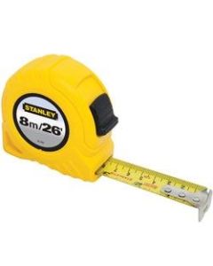 Ruban à mesurer de 8m/26 pieds x 1 pouce (échelle métrique/anglaise)