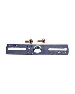 Barre de fixation robuste pour lampe, 4", laiton