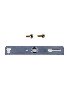 Barre de fixation de lampe, 4", ajustable, laiton
