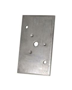Plaque pour poteau de soutien, 3 1/2 po x 6 po