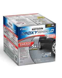 Revêtement époxy pour béton et sols de garage -gris brillant, 3,55L (249pi²)