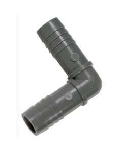 90° Polyethylene elbow, 1/2 in x 1/2 in.