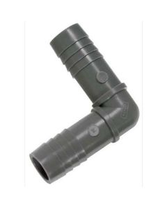 90° Polyethylene elbow, 3/4 in x 3/4 in.