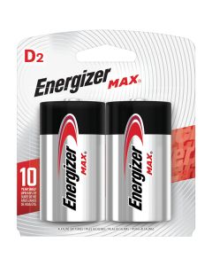 2-Pack Alkaline D Batteries